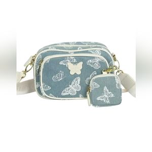 Betsey Johnson butterfly crossbody purse
